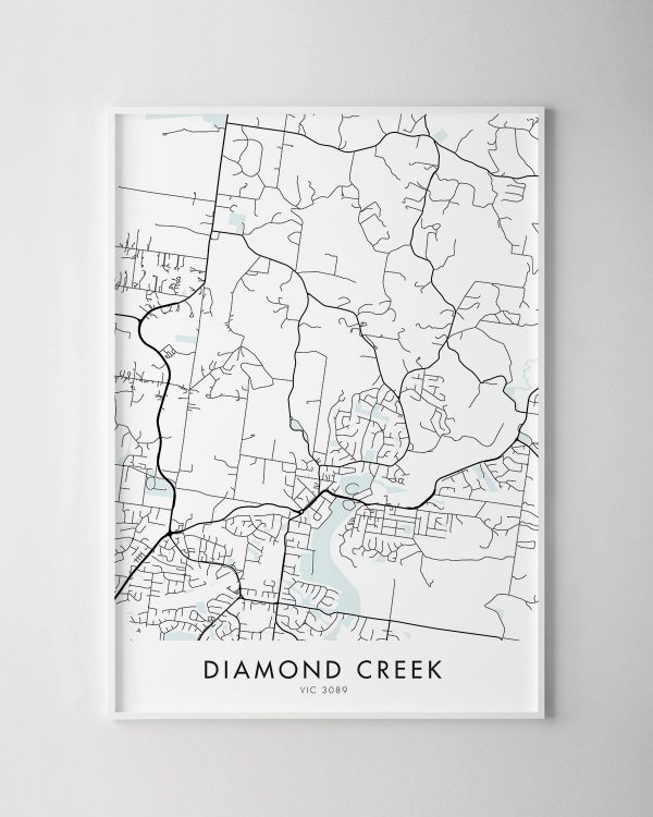Melbourne – Diamond Creek Map Print