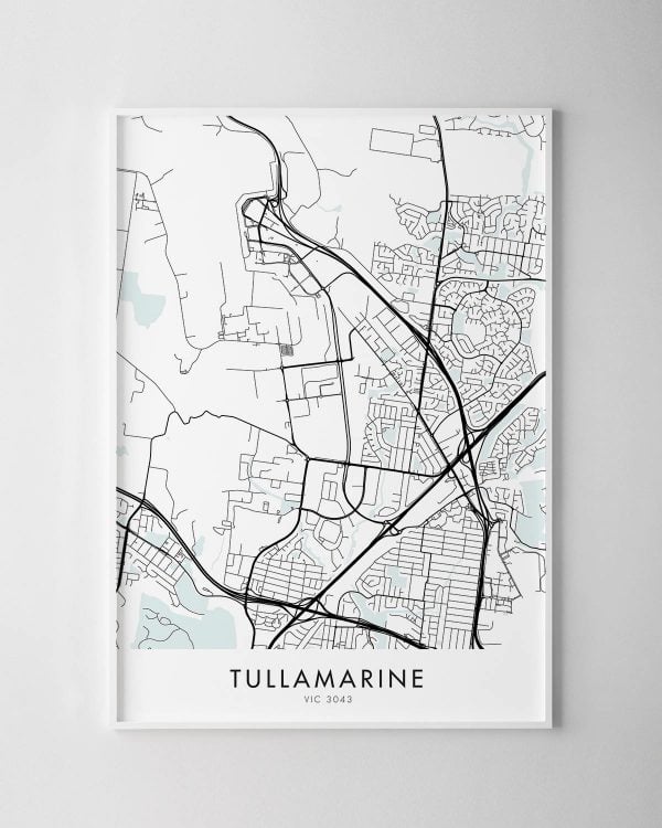 Melbourne – Tullamarine Map Print