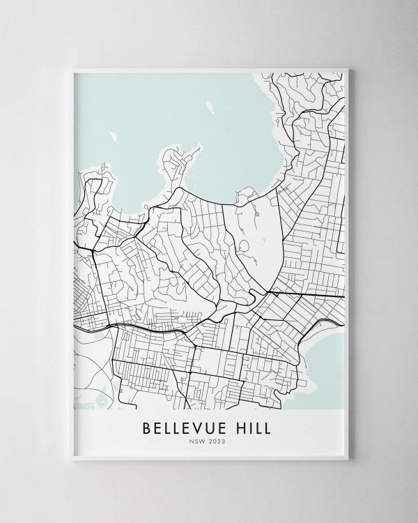 Sydney – Bellevue Hill Map Print