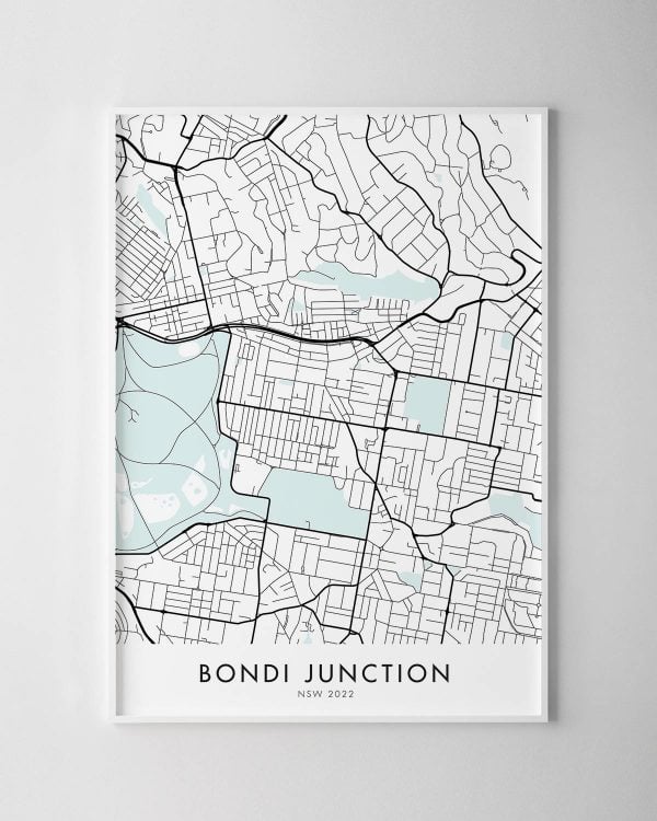 Sydney – Bondi Junction Map Print