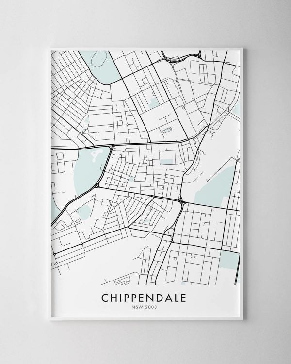 Sydney – Chippendale Map Print