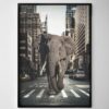 Elephant in the City Print