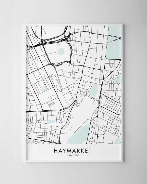Sydney – Haymarket Map Print