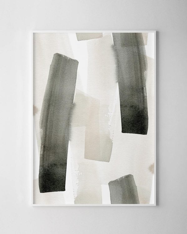 Paint Strokes Print No.6