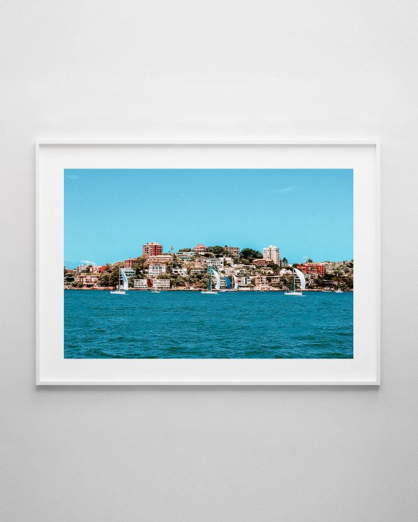 Sailboats & Houses Print