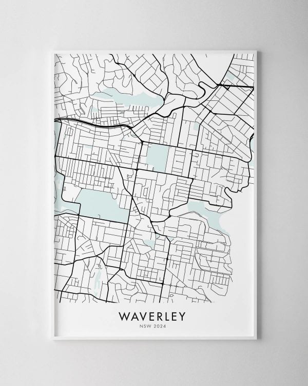 Sydney – Waverley Map Print
