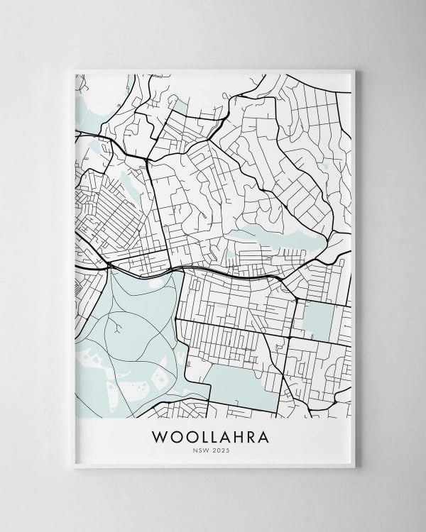 Sydney – Woollahra Map Print