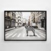 Zebra in the City Print