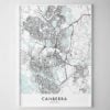 Canberra Map Print
