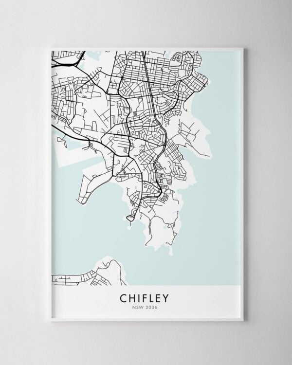 Sydney – Chifley Map Print