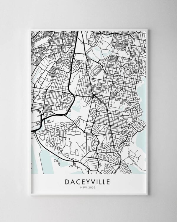 Sydney – Daceyville Map Print