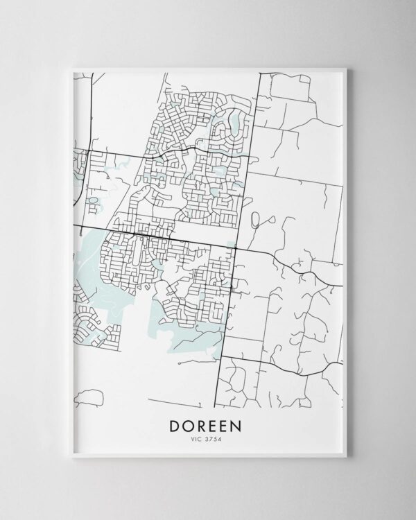 Melbourne – Doreen Map Print