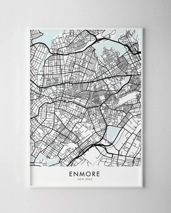 Sydney – Enmore Map Print