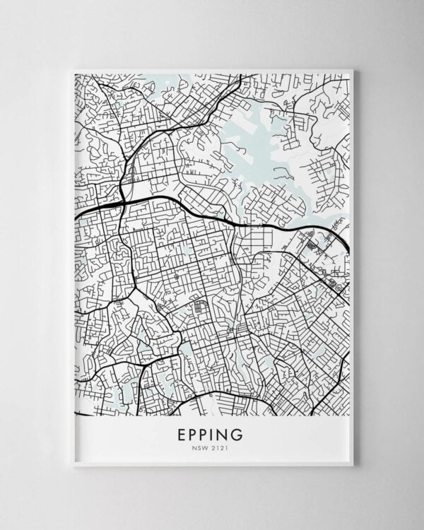 Sydney – Epping Map Print