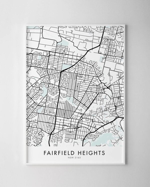 Sydney – Fairfield Heights Map Print