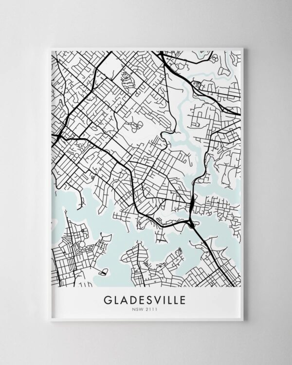 Sydney – Gladesville Map Print