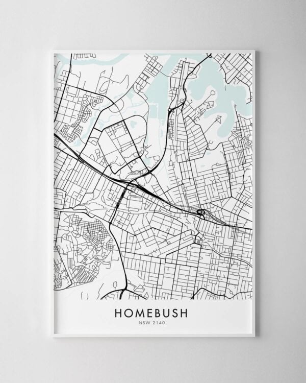 Sydney – Homebush Map Print