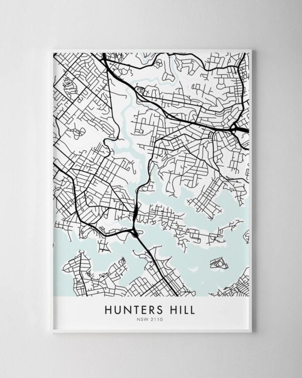 Sydney – Hunters Hill Map Print