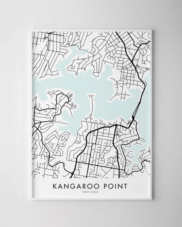 Sydney – Kangaroo Point Map Print