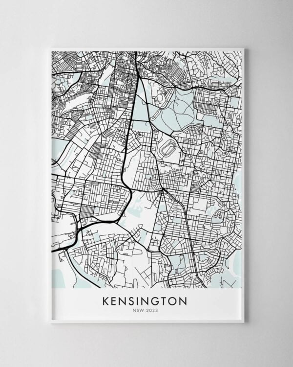 Sydney – Kensington Map Print