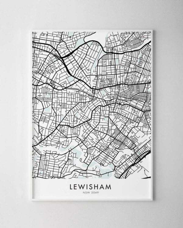 Sydney – Lewisham Map Print