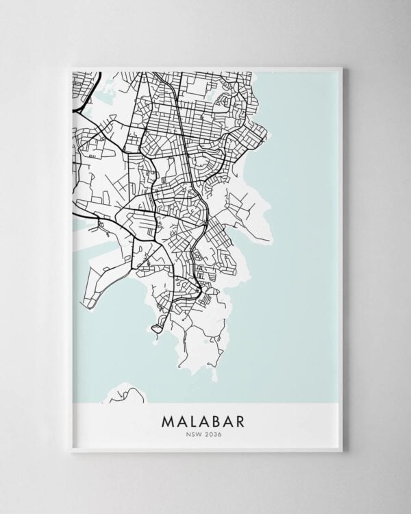 Sydney – Malabar Map Print