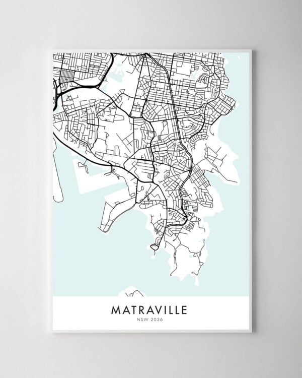 Sydney – Matraville Map Print