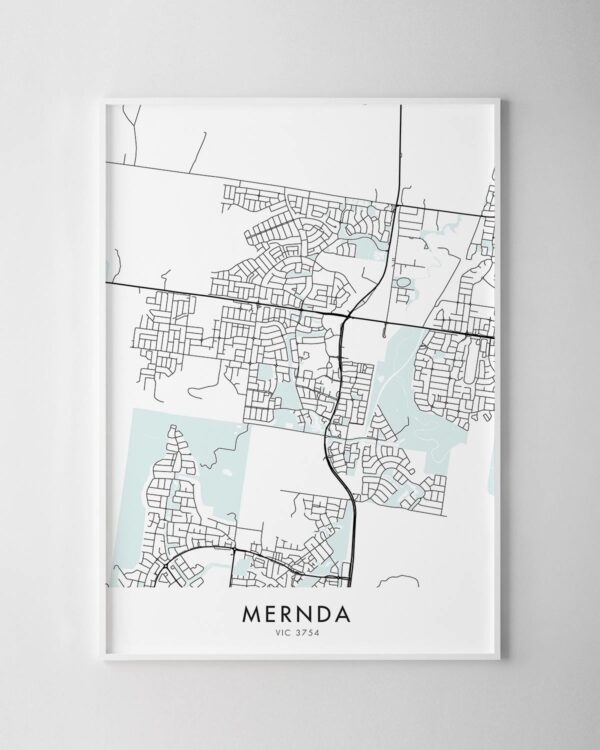 Melbourne – Mernda Map Print