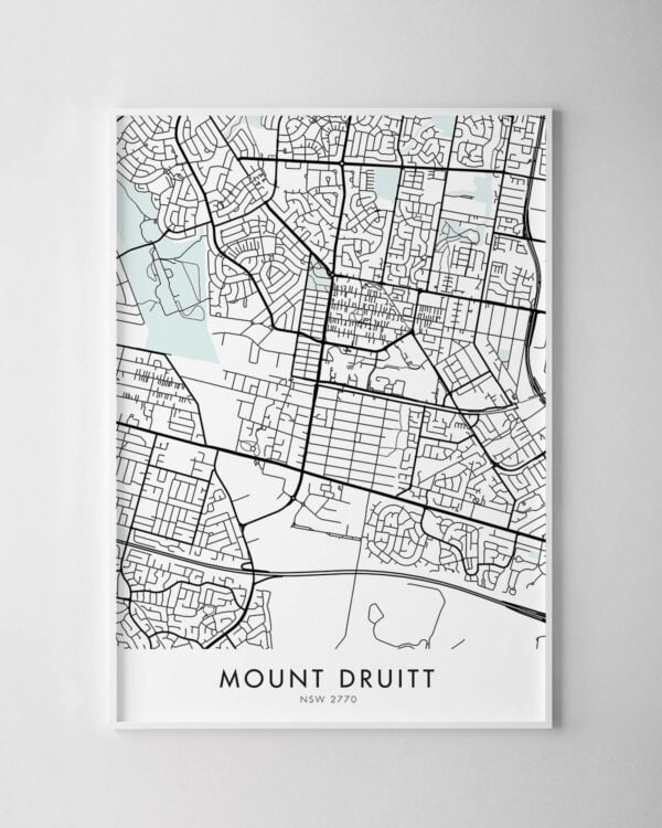 Sydney – Mount Druitt Map Print