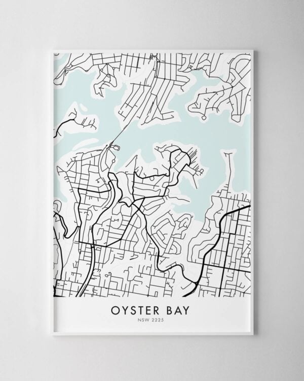 Sydney – Oyster Bay Map Print