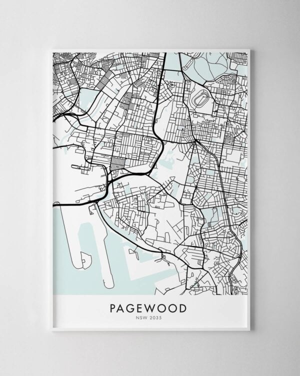 Sydney – Pagewood Map Print