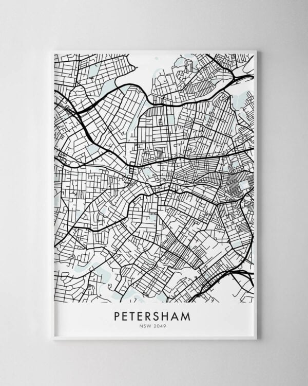 Sydney – Petersham Map Print