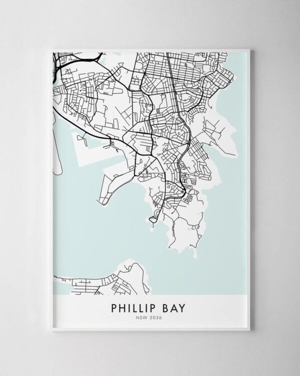 Sydney – Phillip Bay Map Print