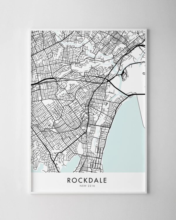 Sydney – Rockdale Map Print