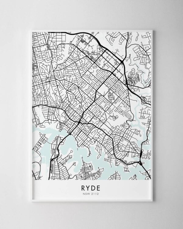 Sydney – Ryde Map Print