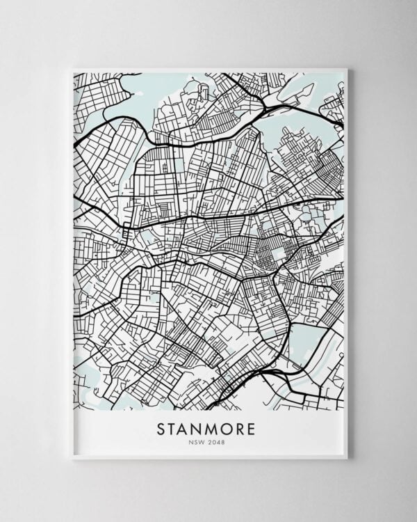 Sydney – Stanmore Map Print