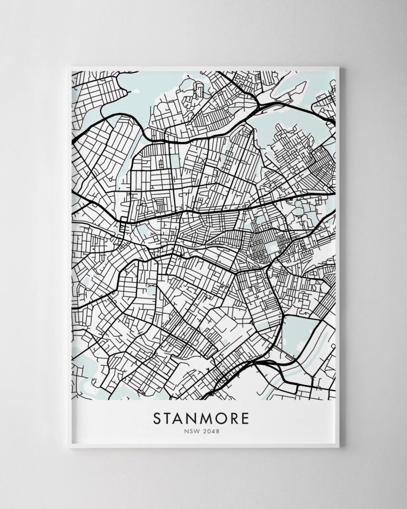 Sydney – Stanmore Map Print - Chelsea Chelsea