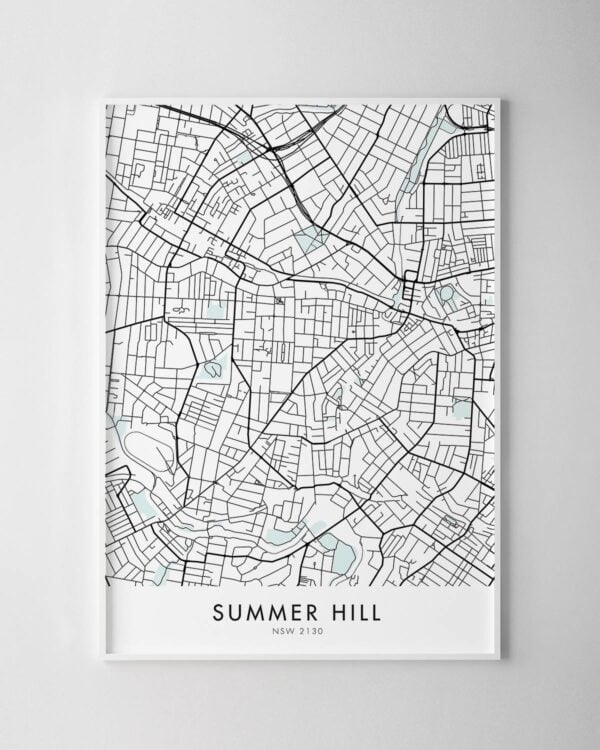 Sydney – Summer Hill Map Print
