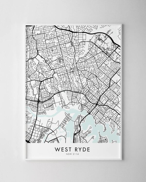 Sydney – West Ryde Map Print