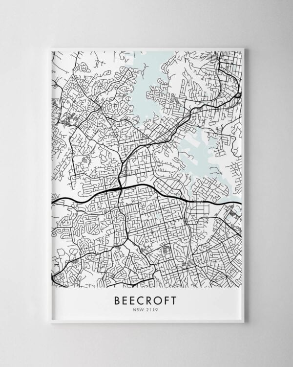 Sydney – Beecroft Map Print