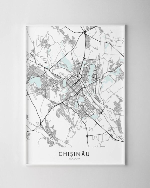 Chisinau Map Print