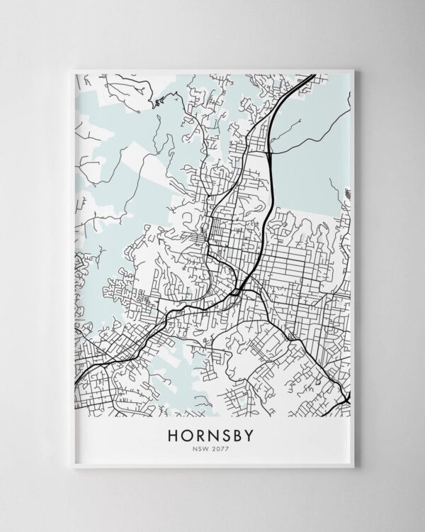 Sydney – Hornsby Map Print