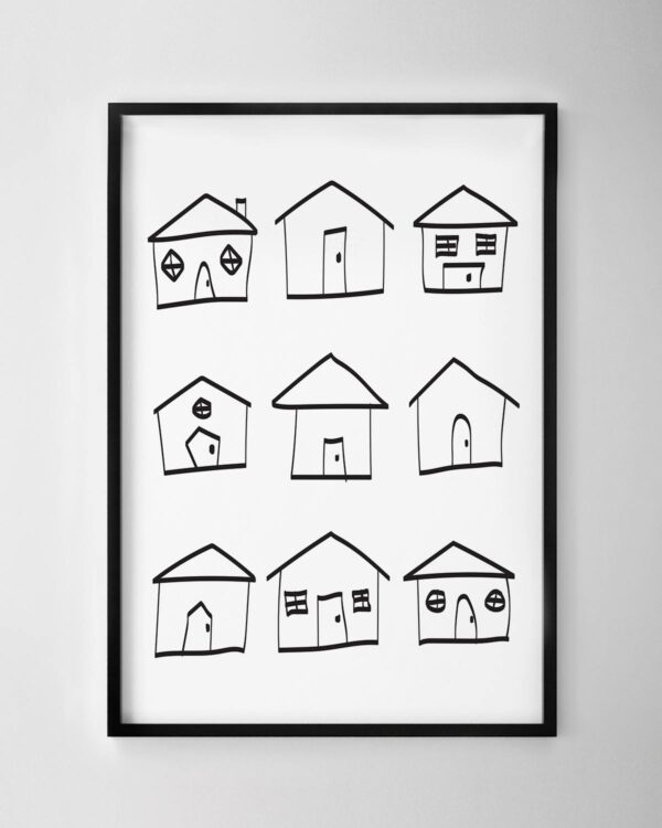 Houses Print