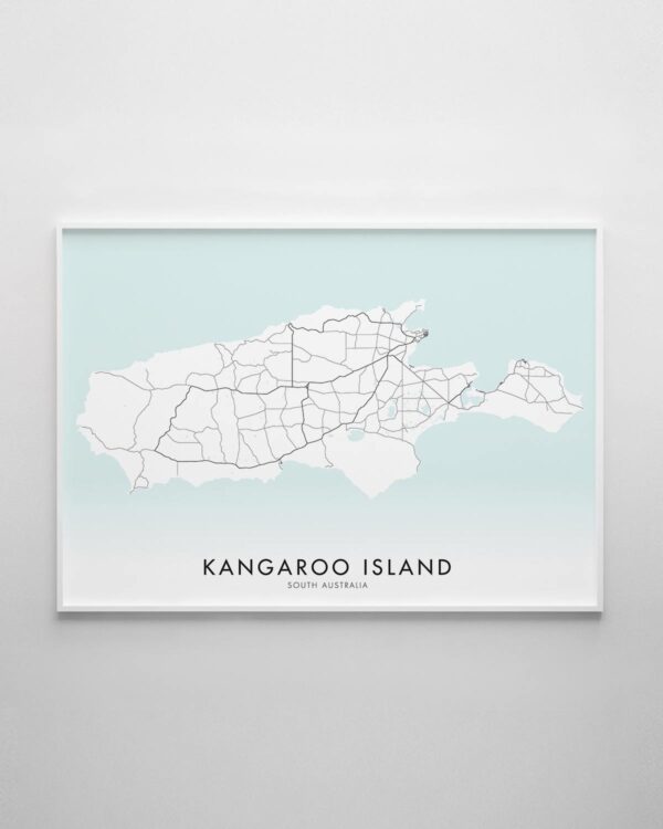 Kangaroo Island Map Print