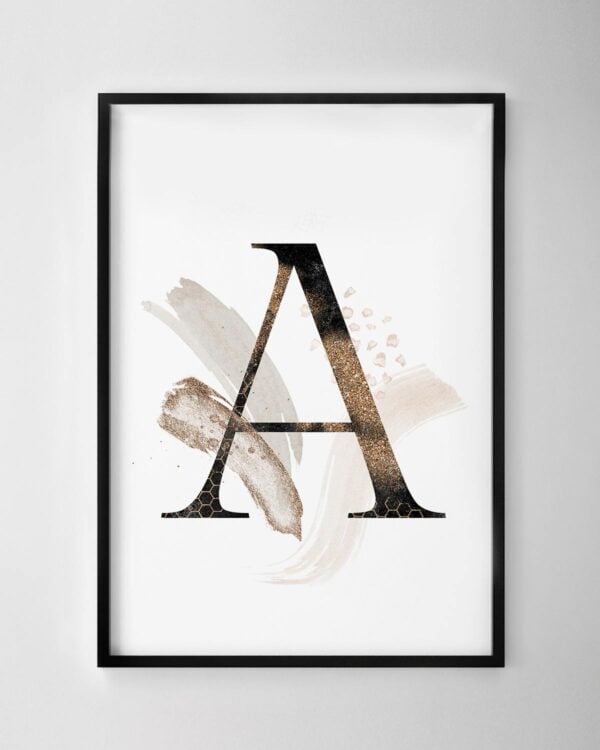 Letter A Print