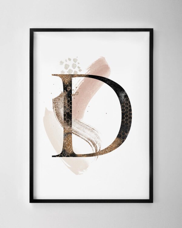 Letter D Print