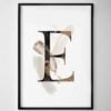 Letter E Print