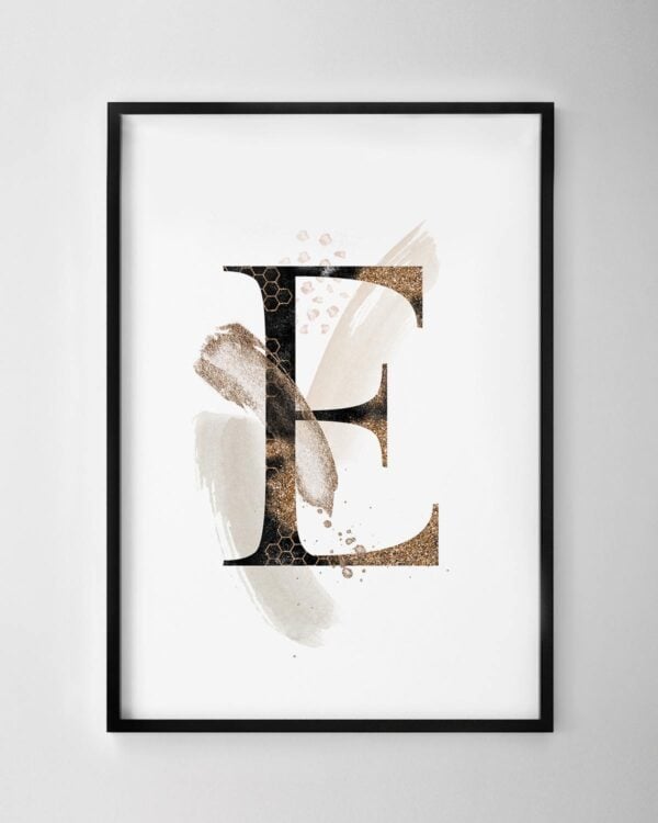 Letter E Print