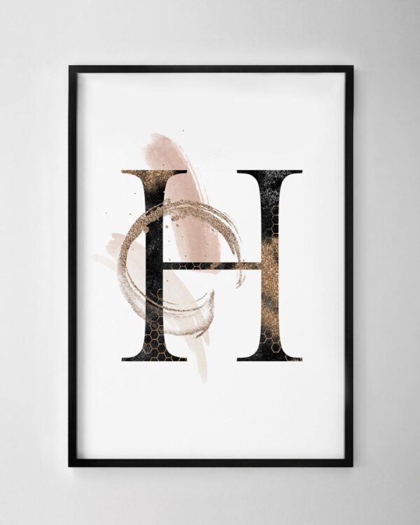 Letter H Print