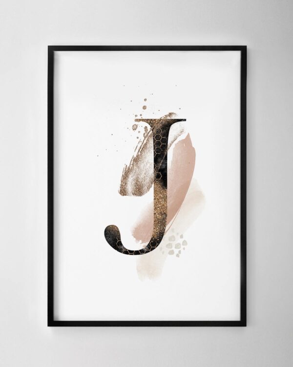 Letter J Print
